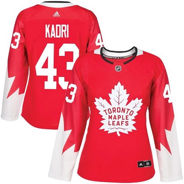 Damen Toronto Maple Leafs Trikot Nazem Kadri 43 Rot Alternate Authentic Alternate